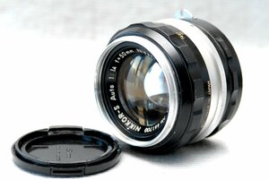 Nikon ニコン 純正 NIKKOR-S 50mm MF 高級単焦点レンズ 1:1.4 希少な作動品