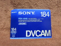 ソニー　ＤＶＣＡＭテープ　１８４分　ＰＤＶ-１８４Ｎ　外カバー　５０枚セット　未記入品_画像1