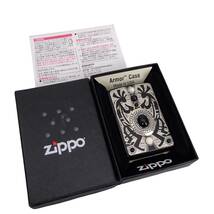 本物■Zippo/ジッポー■ライター/アーマーインディアンスピリット ココペリ/オニキス/ブラック/シルバー/160101_画像1