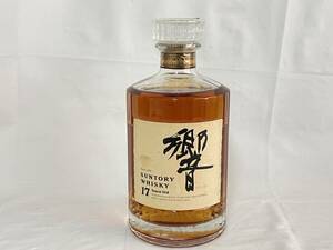 SM0512-24I　SUNTORY WHISKY　響　17年　700ml　43％　サントリーウイスキー　ヒビキ　裏ゴールドラベル　古酒