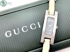 12420747　＃ GUCCI グッチ 3900L クォーツ QZ 2針 アナログ スクエア 腕時計 黒文字盤 ブラック ヴィンテージ 中古 レディース 箱付き