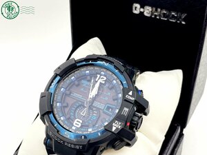 12420663　＃ 1円～！ CASIO カシオ G-SHOCK Gショック SKY COCKPIT スカイコックピット GW-A1100FC ソーラー 腕時計 黒文字盤 ブラック