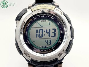 12420768　＃ CASIO カシオ PRO TREK プロトレック PRW-1300J ソーラー 腕時計 デジタル ブラック シルバー 純正ベルト ヴィンテージ 中古