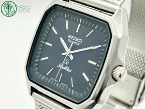 12310886　◇ SEIKO セイコー Silver Wave シルバーウェーブ 8221-500A スクエア 3針 メンズ クォーツ QUARTZ QZ 腕時計 中古