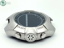 12521221　＃ SUUNTO スント クォーツ QZ デジタル 腕時計 フェイスのみ 黒 ブラック×シルバー ヴィンテージ 中古 メンズ_画像3