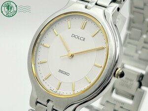 12531052　◇ SEIKO セイコー DOLCE ドルチェ 8N41-6100 白文字盤 ゴールド メンズ クォーツ QUARTZ QZ 腕時計 中古