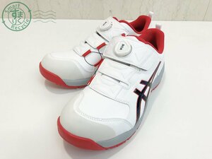 12641447　▲ アシックス asics 安全作業靴 プロテクティブスニーカー ウィンジョブ WINJOB CP307 1273A028 白 ホワイト サイズ 28㎝ 中古