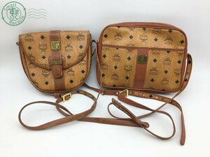 12642222　＊ MCM エムシーエム ショルダーバッグ 2点 まとめ売り レザー ブラウン系 パトリシア D4866 A5553 肩掛け 斜め掛け 中古