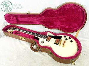 12642217　■ 1円~ Gibson ギブソン Les Paul CUSTOM レスポールカスタム ホワイト 03241348 2001年 USA製 ハードケース付き 弦楽器