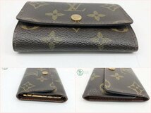 12642320　▽ LOUIS VUITTON ルイヴィトン モノグラム ミュルティクレ6 M62630 CT1005 キーケース ブラウン 茶色 中古_画像4