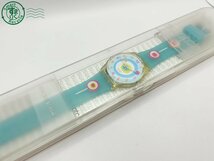 12442622　◇ swatch スウォッチ AG2004 水色文字盤 キャンディモチーフ 飴 箱付き 3針 レディース クォーツ QUARTZ QZ 腕時計 中古_画像10