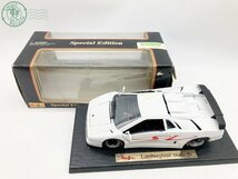 12283298　♭ maisto マイスト Lamborghini Diablo SV 1/18 ランボルギーニ ディアブロ ホワイト ガルウイング 模型 ミニカー 中古_画像1