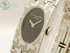 12313565　▽ 1円～！ Christian Dior クリスチャンディオール D70-100 ミスディオール レディース 腕時計 QZ クォーツ 黒文字盤