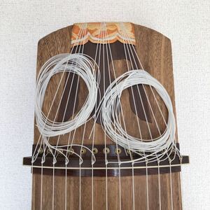 1円スタート 琴 13弦 全長約182㎝ 茶 伝統楽器 和楽器 弦楽器 試奏未確認 現状品 琴柱
