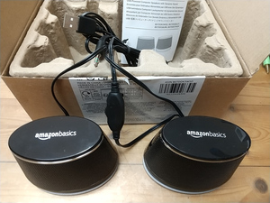 Amazonベーシック ダイナミックサウンドスピーカー USB接続