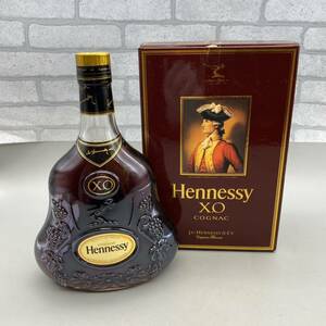 【D-1】未開栓 Hennessy ヘネシー COGNAC コニャック ブランデー XO 金キャップ 箱付