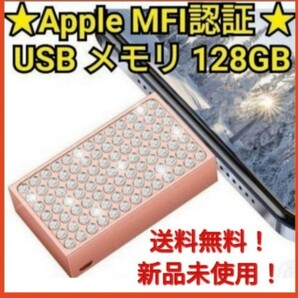 Apple MFI認証 USBメモリ iPad MacBook PC 128GB