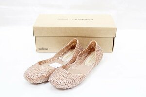 メリッサ melissa MELISSA CAMPANA PAPEL AD AF048 ROSE METALIZADO USA8 未使用品☆◆2