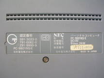 【コンピュータ】NEC　パーソナルコンピュータ　PC-9801NS/E　98NOTE SX/E　：日本電気株式会社　ノートパソコン　ジャンク！　_画像7