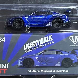 MINI GT ミニGT LBWK LBワークス 日産 R35 GT-R キャンディブルー