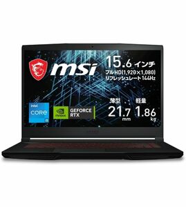 【11世代i5 6Core】MSI 15.6 GF63-11UC-2202JP i5 16GB SSD RTX3050