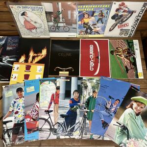 昭和レトロ　1979年〜1991年頃まで　自転車　古い　パンフレット　冊子　ポストカード　当時物　ビンテージ　まとめて　18冊セット