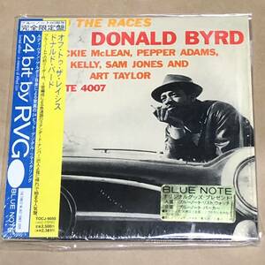 ブルーノート紙ジャケ★ドナルド・バードDonald Byrd「オフ・トゥ・ザ・レイシス」シュリンク付