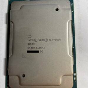 [中古美品]Intel Xeon Platinum 8160M 2.10GHz SR3B8 24コア 48スレッド LGA3647 150W DDR4 最大メモリー 1.5 TB