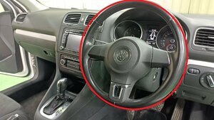 VW steering gear steering wheel wheel air bag less Golf variant 1KCAV 2012 #hyj C257-047