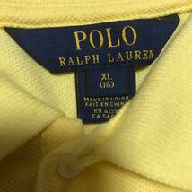 送料無料☆POLO RALPH LAUREN ポロラルフローレン ガールズXL(16)160cm☆ポロシャツワンピース イエロー 黄色☆150cmの方にもおすすめ_画像2