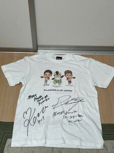 K-1?加藤虎於奈&レオナペタス&いるティーサイン入りTシャツ?K-1WORLDGPJAPAN