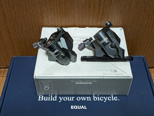 グロータック　EQUAL　機械式ディスクブレーキ前後　フラットマウント　中古　