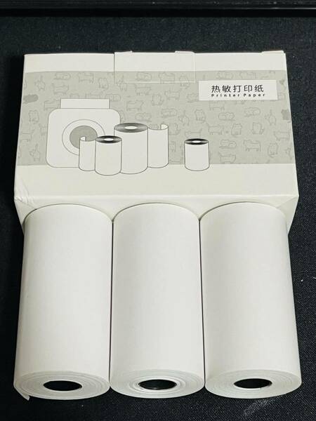Paperang　PeriPage等のモバイルプリンター用感熱紙　3本セット