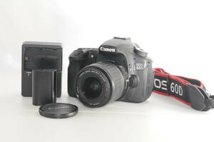 ★良品★CANON キヤノン EOS 60D + EF-S 18-55mm F3.5-5.6 II USM★完動★AP035★