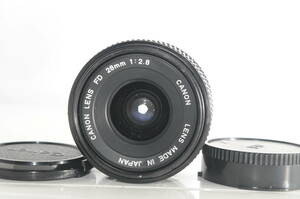 ★良品★CANON キヤノン NEW FD 28mm F2.8★完動★C090★