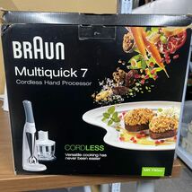 UTt476 BRAUN マルチクイック7 コードレス ハンドブレンダーMR730cc_画像2