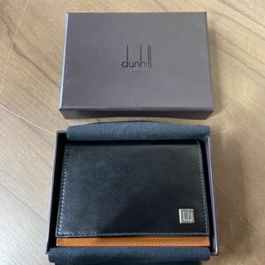 UTT552【dunhill】美品！ダンヒル カードケース 名刺入れ 