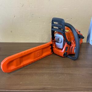 UTt642【動作品】Husqvarna ハスクバーナー エンジンチェーンソー【120e MarkⅡ】中古 現状品