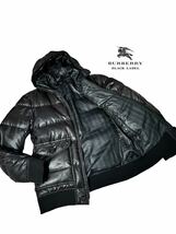 【希少リバーシブル】極上美品◆BURBERRY BLACKLABEL バーバリーブラックレーベル ◆ ダウンジャケット　ジャケット コート サイズ L_画像1