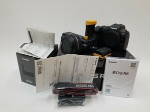 キヤノン Canon EOS R6 バッテリーグリップBG-R10 コントロールリングマウントアダプターEF-EOS R 中古