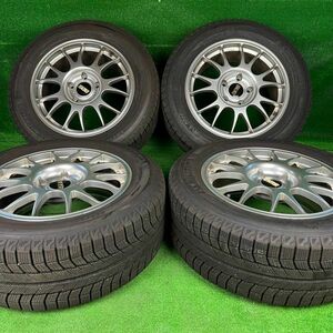 【バリ山】BBS　8.5J×18　ミシュラン　スタッドレス　255 55 18　PCD130　ポルシェカイエンハイブリッド着用　アウディQ7