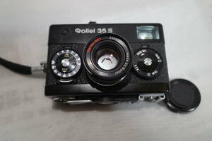 ＃103　★一円スタート★【実用品：作例有り】★Rollei 35 S ◆レンズ Sonnar 40mm F2.8◆ストラップ付