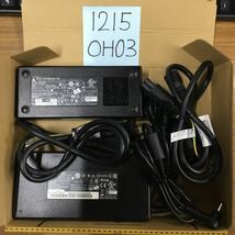 （1215OH03）送料無料/中古/DELTA デルタ/SADP-135EB B/19V/7.11A・ADP-150VB B/19.5V/7.7A/純正 ACアダプタ 2個セット_画像1