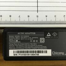 （1215OH06）送料無料/中古/Chicony チコニー/A12-040N2A/19V/2.1A/純正 ACアダプタ 6個セット_画像2