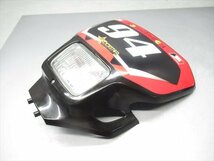 C2R5-1128 ホンダ XR250 モタード フロントカウル ヘッドライト 純正品 【MD30-1720*** 2003年式 動画有】_画像2