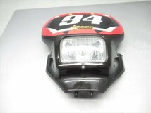 C2R5-1128 ホンダ XR250 モタード フロントカウル ヘッドライト 純正品 【MD30-1720*** 2003年式 動画有】_画像1