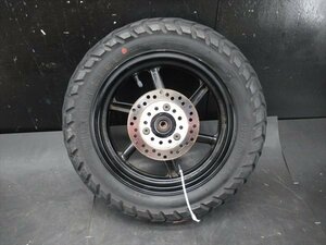 D2R5-1204 ホンダ XR50モタード リアホイール タイヤ 【AD14-1002*** XR50M5 動画有】