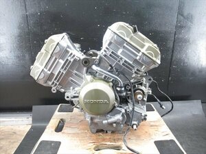 【同梱不可】 D2R5-1214 ホンダ VTR250 実動 エンジン ASSY 機関良好 【MC33-1004*** 前期 タコ無し キャブモデル 動画有】