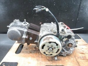 【同梱不可】 D2R5-1218 ホンダ スーパーカブ90 SDX 実動 エンジン ASSY 機関良好 【HA02-1305*** 1982年式 6V 3速セル無 動画有】