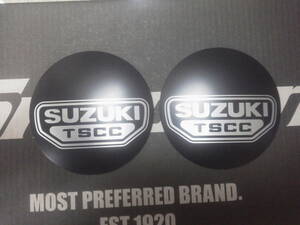 ☆彡新品　SUZUKI　スズキ　GSX400カタナ　刀　GK77A　純正　クランケースカバー　アルミ　ブラックエンブレムSET　送料0円　☆彡